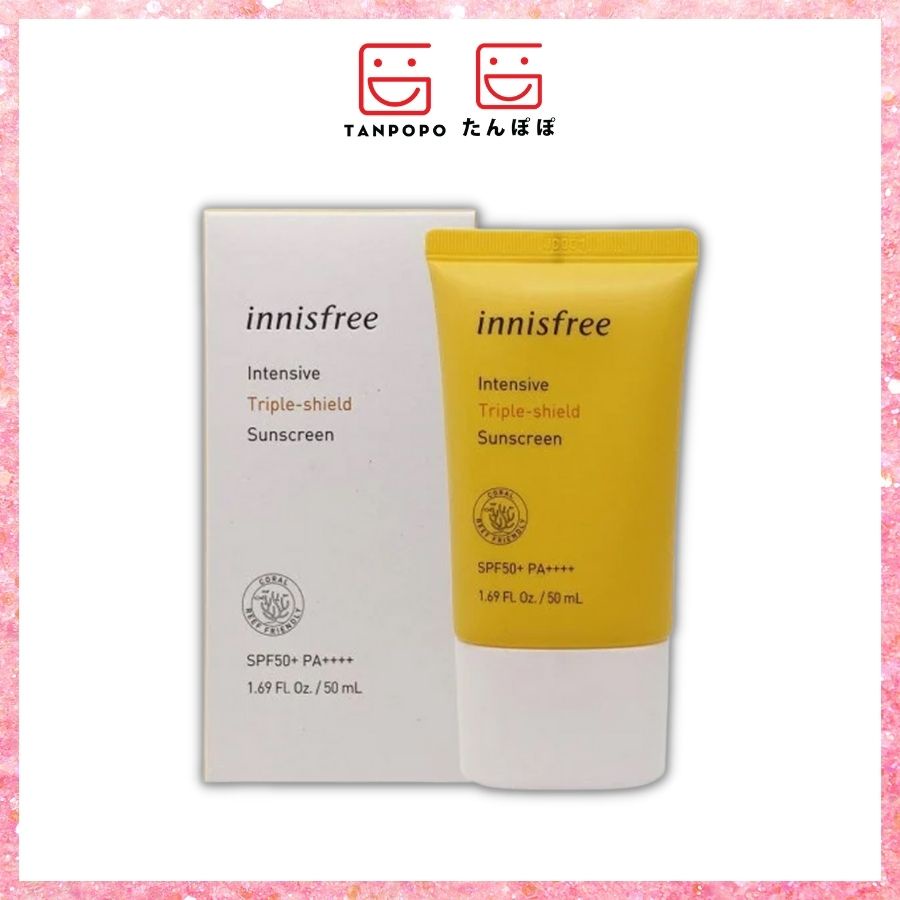 [Có sẵn] [Chính hãng] Kem chống nắng Innisfree Intensive Triple Shield - 50ml