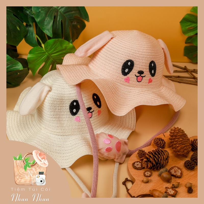 Mũ Hoạt Hình Dễ Thương Cho Bé Che Nắng