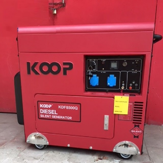 Máy Phát Điện Chạy Dầu 6Kw Koop KDF8500Q