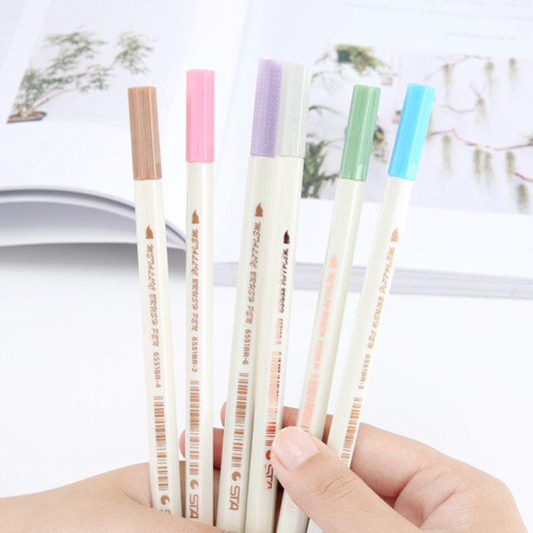 Bộ 10 bút lông nhiều màu sắc xinh xắn