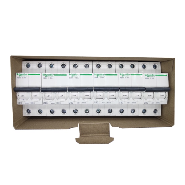 Cầu dao tự động MCB dòng cắt 6kA 2 pha 20A Acti9 Schneider A9K27220