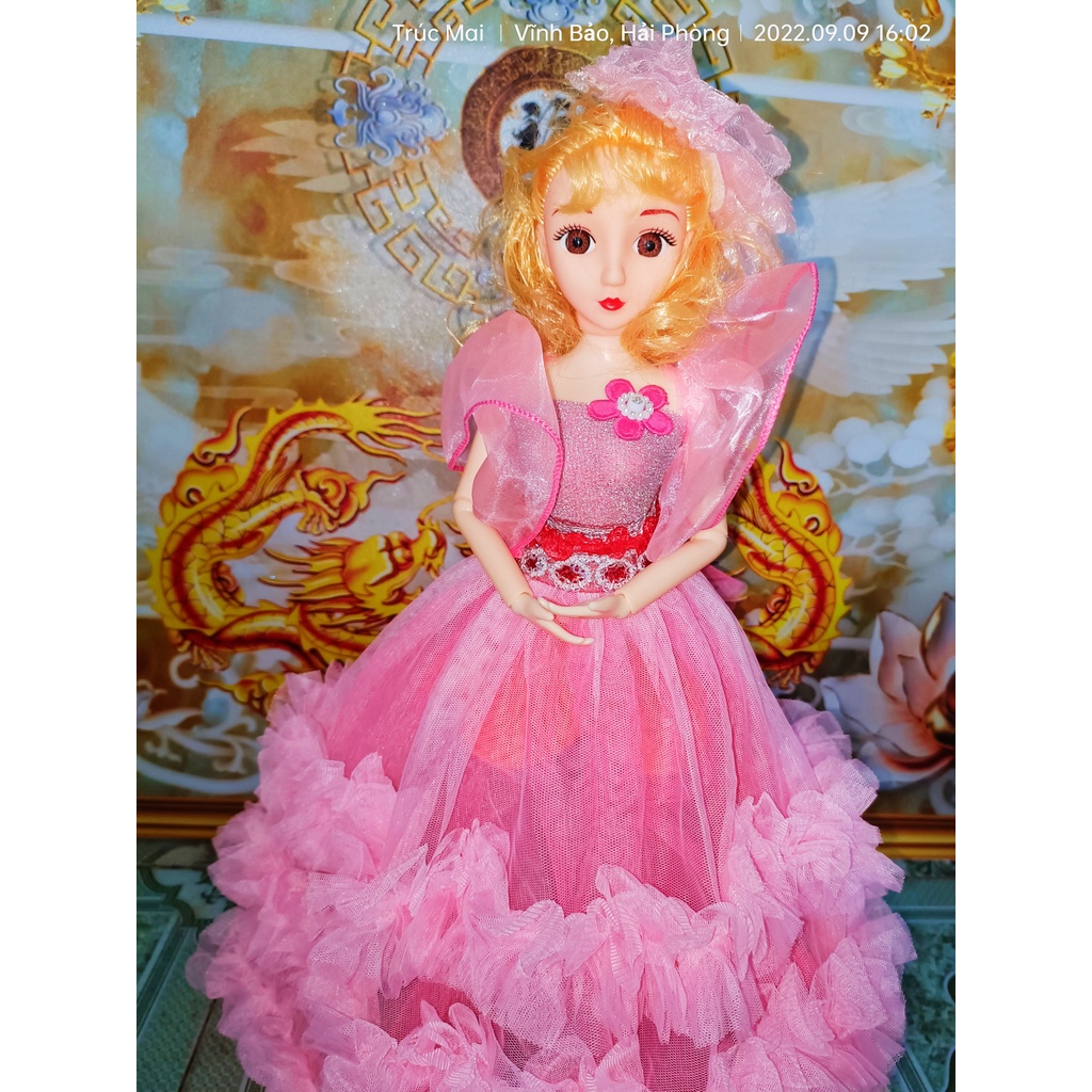 Búp Bê nàng tiên xinh đẹp 60cm có đèn 5D siêu đẹp tự di chuyển cao 60cm