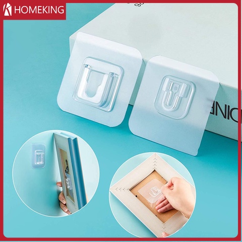 2 Miếng dán trong suốt cố định ổ cắm điện/ điều khiển/ wifi gắn tường tiện dụng
