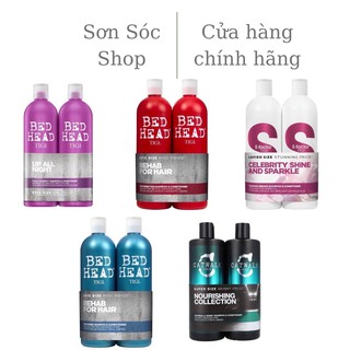 ( CHÍNH HÃNG ) Cặp Dầu Gội Xả TIGI 750ml - Tigi đỏ, tigi xanh, tigi tím, tigi trắng, tigi catwalk