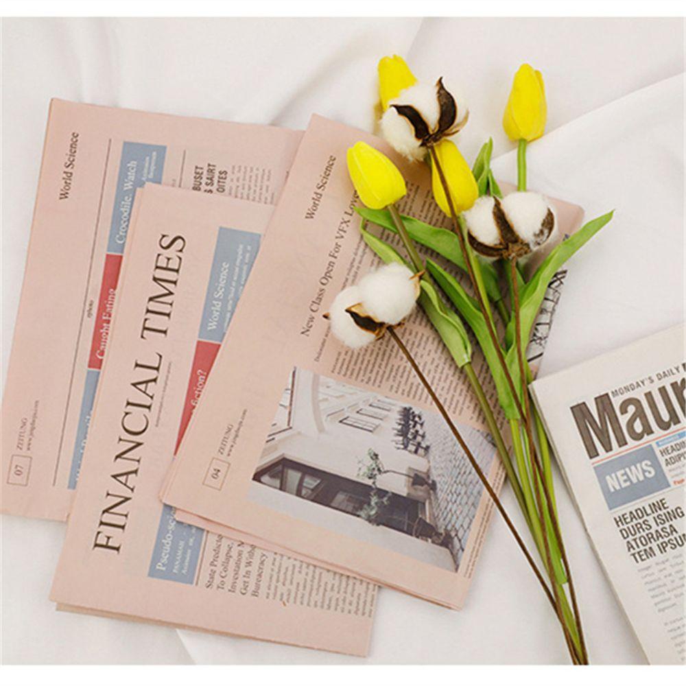 Set 2 Tờ Giấy Màu Cầu Vồng Làm Đạo Cụ Chụp Ảnh Phong Cách Retro