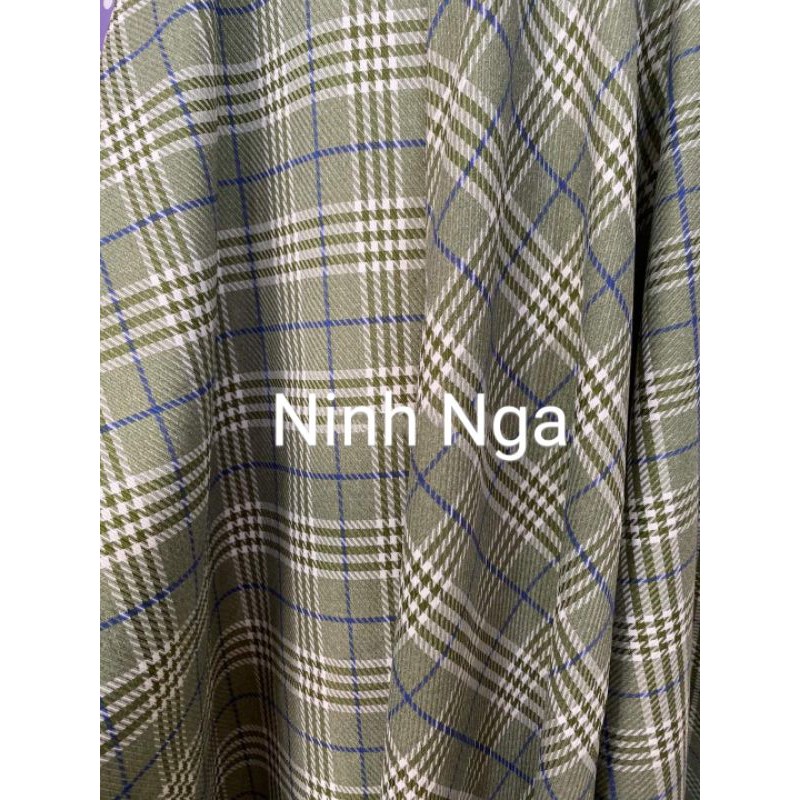 Vải dạ tex kẻ 2020