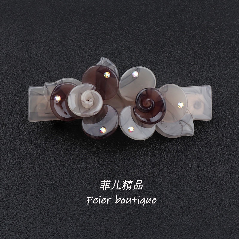 Kẹp Tóc Nữ Hình Hoa Đính Đá Thời Trang