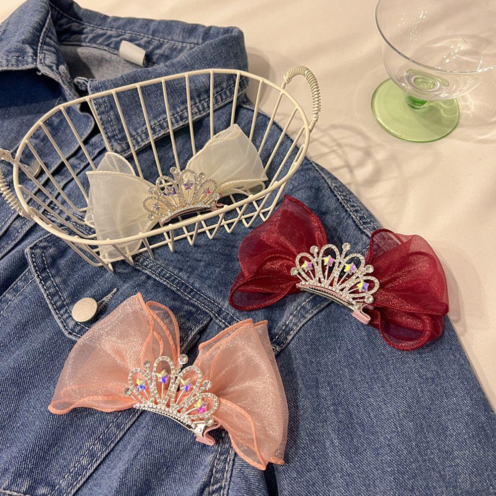 Kẹp Tóc Hình Nơ Dễ Thương Cho Nữ|Dây Buộc Tóc Chiffon Nhiều Màu Phong Cách Hàn Quốc