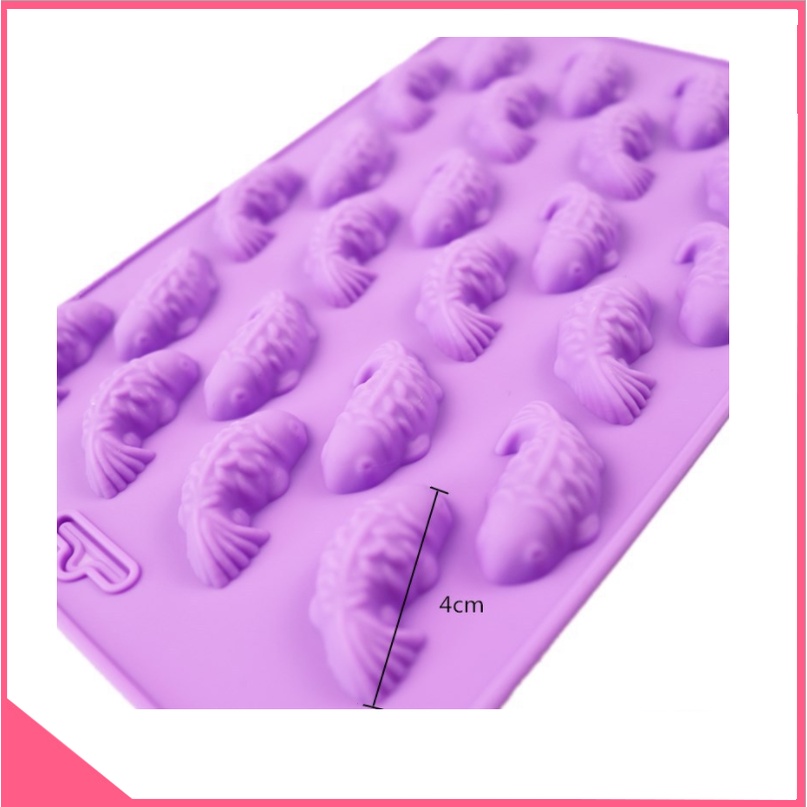 Khuôn silicon làm rau câu hình cá koi mini