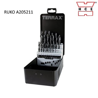 Bộ mũi khoan hợp kim 25 chi tiết 1-13 mm ruko a205211