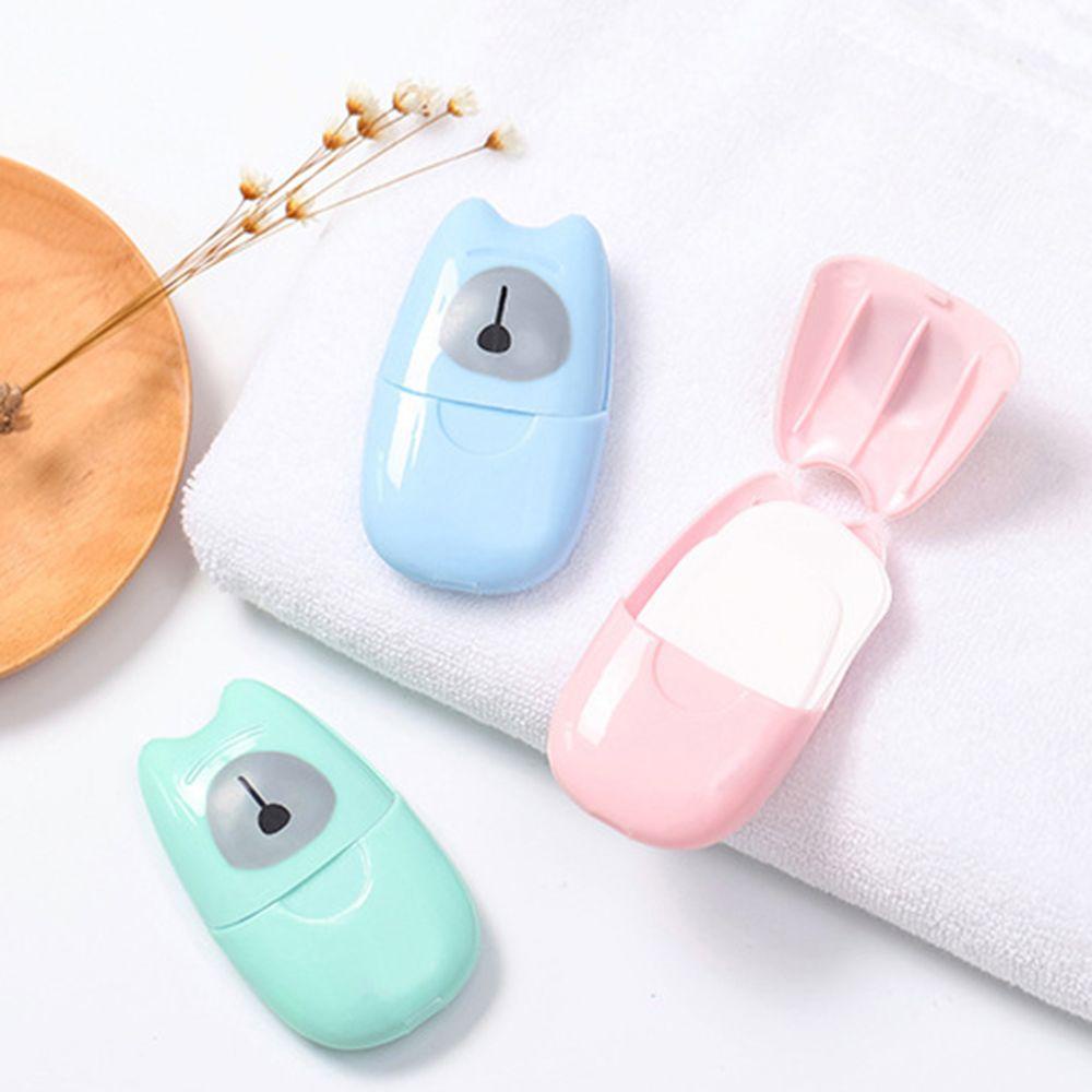 XIANTIN Hộp 50 Miếng Xà Phòng Giấy Mini Tiện Lợi