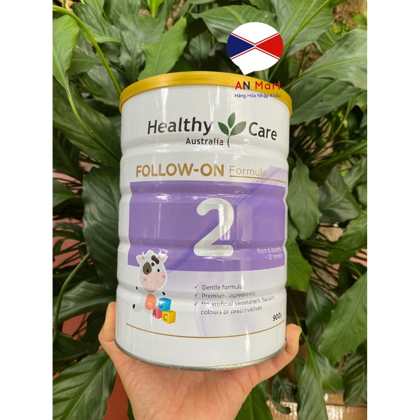 Sữa bột Healthy Care Số 1,2,3 tăng cân, phát triển chiều cao 900G Nội Địa Úc