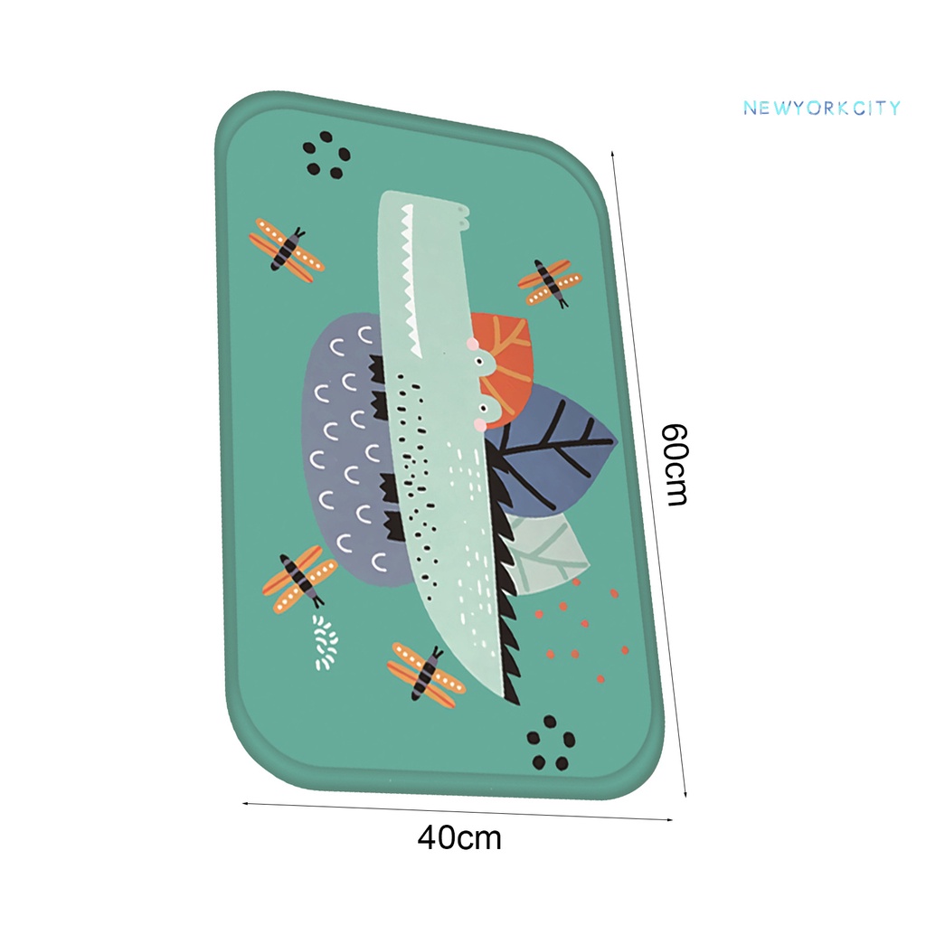 Thảm Lót Sàn Không Phai Màu Bằng Vải Flannel Mềm Mại Có Thể Giặt Sạch