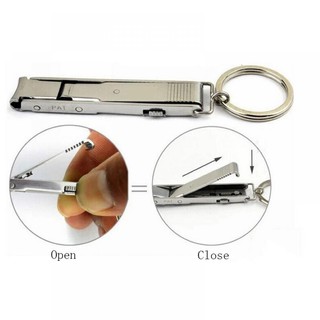 Dụng cụ bấm móng tay gắn móc khóa mini