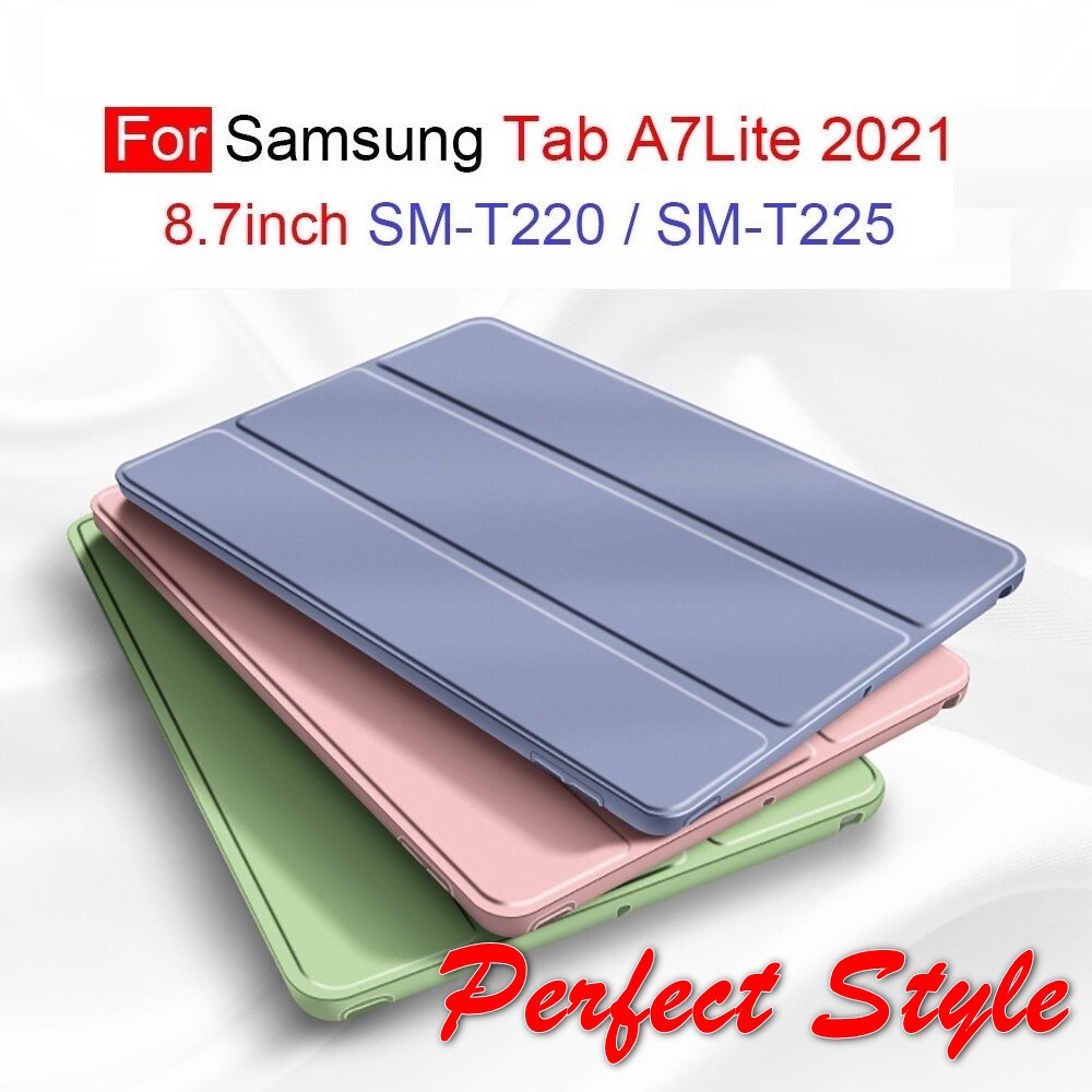 Bao Da Máy Tính Bảng Cho Samsung Galaxy Tab A7 Lite 2021 8.7inch T220 T225 Nắp Gập Từ Tính Chống Dấu Vân Tay | BigBuy360 - bigbuy360.vn