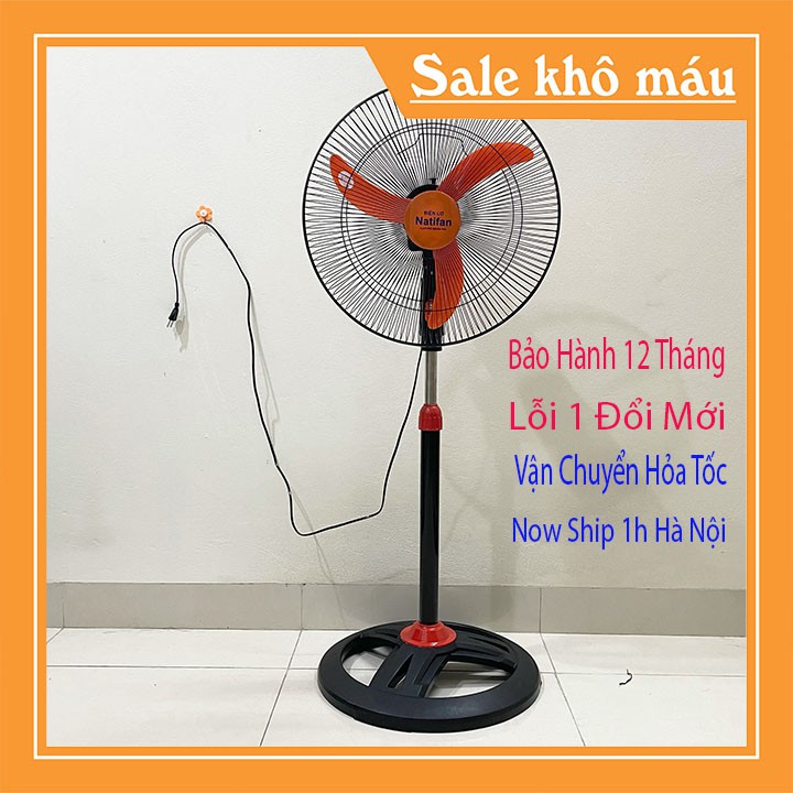 Quạt đứng to , Quạt công nghiệp Natifan B5,cao 1m3, bảo hành 1 năm ( Now Ship 1h Hà Nội )