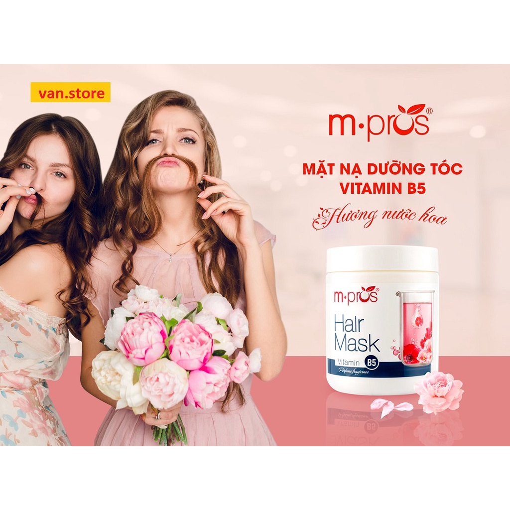 Hấp Dầu Siêu Dưỡng M.Pros / Mặt Nạ Dưỡng Tóc M.Pros - Hương Nước Hoa - 600g
