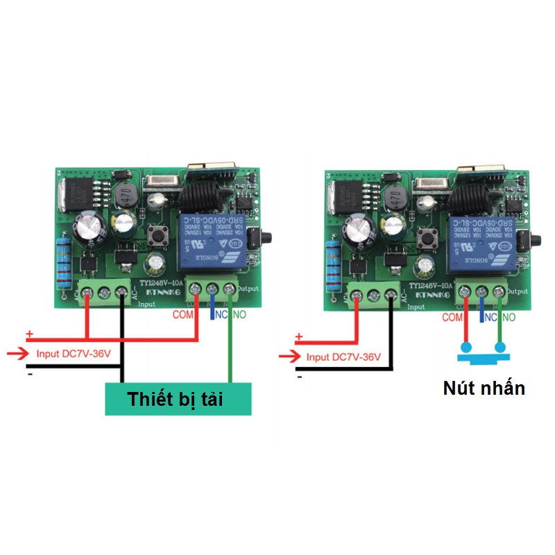 Công Tắc Wifi Và RF Điện Áp Thấp 7 - 32V DC Tuya SHP-SV2