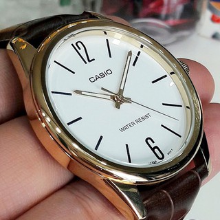 Đồng Hồ Nữ Dây Da Casio LTP-V005GL-7BUDF