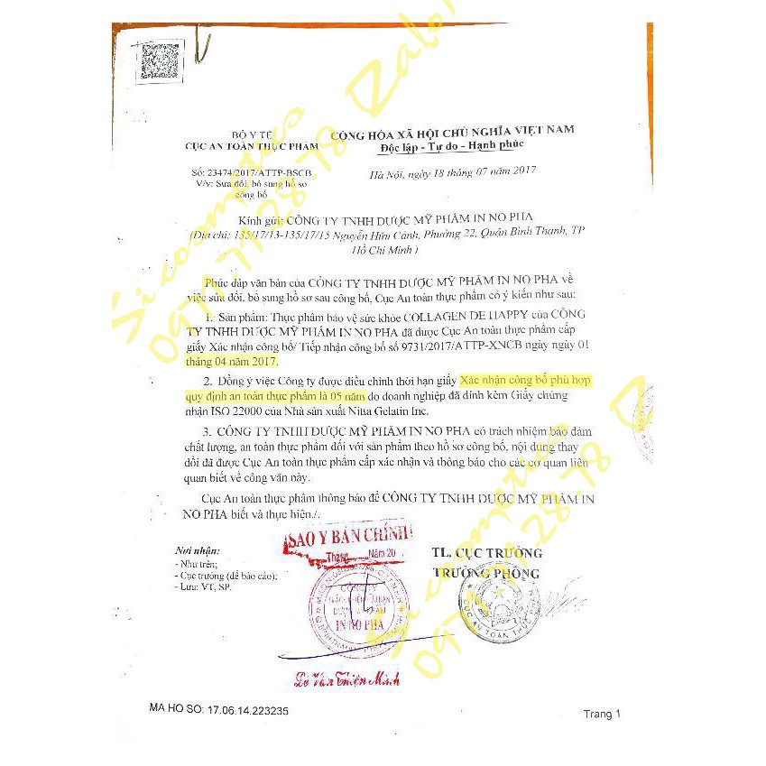 Collagen De Happy 10000mg Nhật Bản