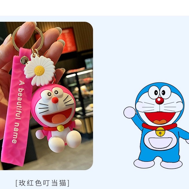 Móc Chìa Khóa Jingle Cat Doremon Trang Trí Cặp Đi Học, Đồ Sưu Tầm Độc Đáo