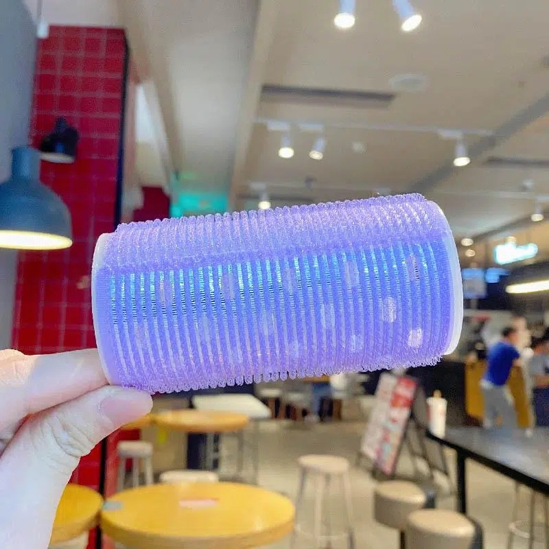 Lô Uốn Tóc Mái Bay,Lõi Nhôm Nhiệt, Lô Cuốn Tóc Hàn Quốc Xoăn Size To Dài Tự Dính 5 x 11 cm