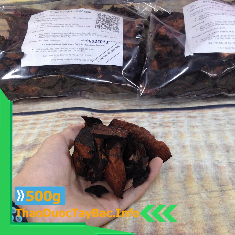 Hà Thủ Ô Đỏ Chế Đỗ Đen [1Kg]