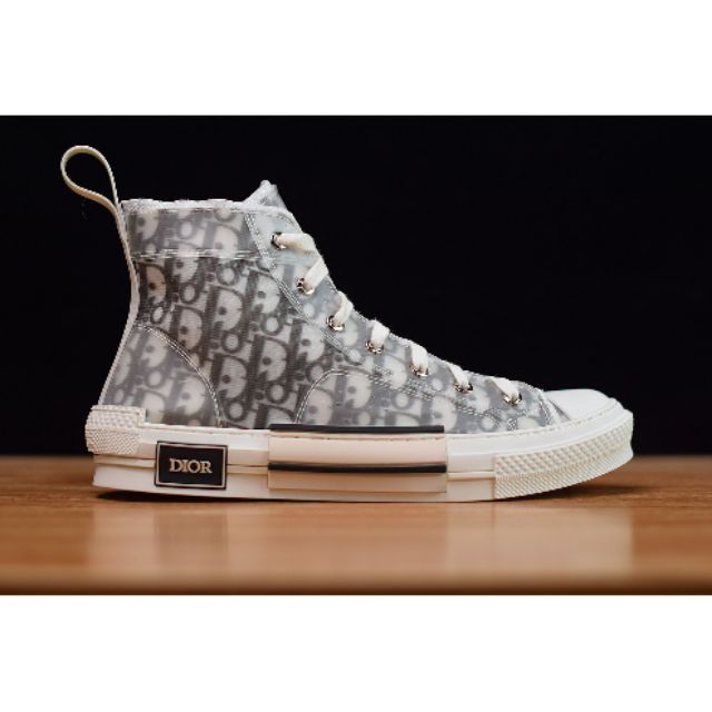 Giày B23 High – Top Safari Dior Oblique Sneaker