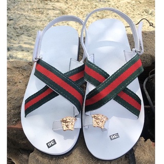 Sandal chíp chíp dép xăng đan nam nữ đế trắng quai dù
