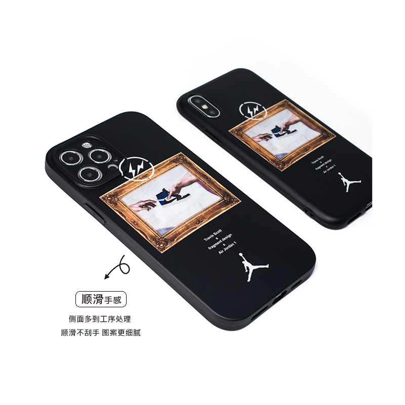 Ốp điện thoại nhựa mềm in logo AJ phong cách cặp đôi cho iPhone12 mini 11 PRO MAX 7/8plus SE2020 X/XS XR XSMAX | BigBuy360 - bigbuy360.vn
