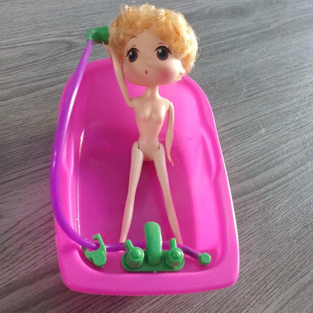 Bồn tắm Nhựa size nhỏ Giá Rẻ Cho Búp Bê Animedolls 638 NCT