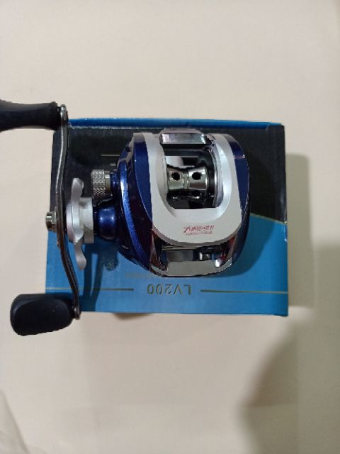 Xả luôn Combo Bộ cần câu lure máy ngang 2 ngọn 1m8+ máy YOMOSHI LV201