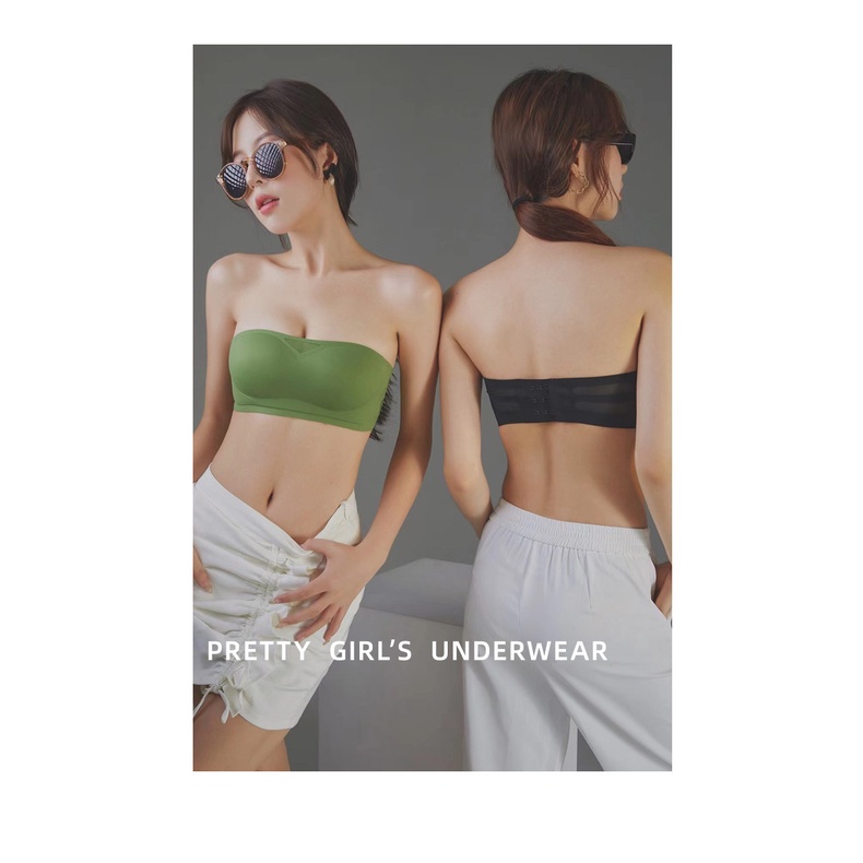 Áo Bra Quây Ngực Không Dây Không Gọng Thép Tàng Hình Chống Chói Chống Trượt Cho Nữ