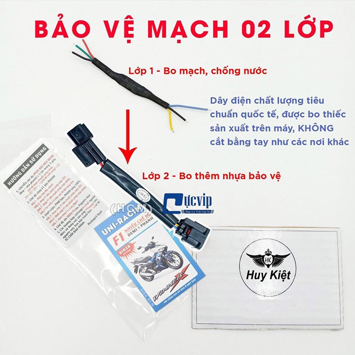 [Giá Siêu Rẻ] Mạch Chớp Đèn Hậu Stop F1 Sẵn Giắc Zin Lắp Winner X Nhiều Kiểu Chớp + 1 Zin Version 3.0 4217