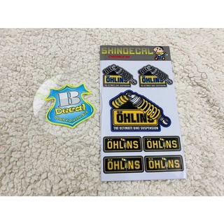 Tem LOGO STICKER phuộc ohlins