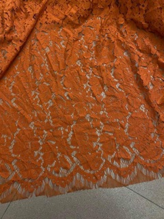 Vải ren sợi chỉ cotton đẹp (đủ màu-bán khoang)