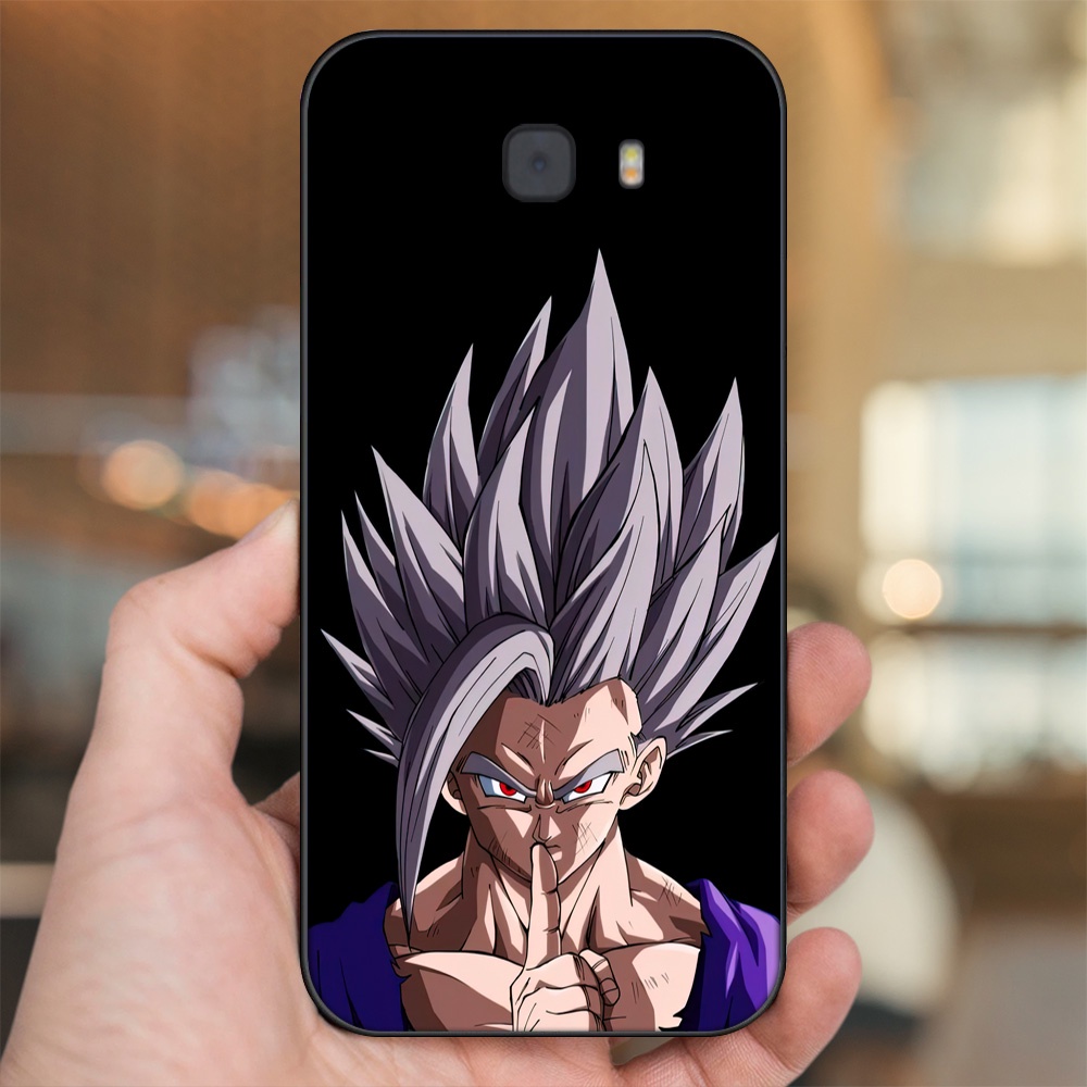 Ốp lưng Samsung C9 Pro viền đen in hình Gohan Dragon Ball