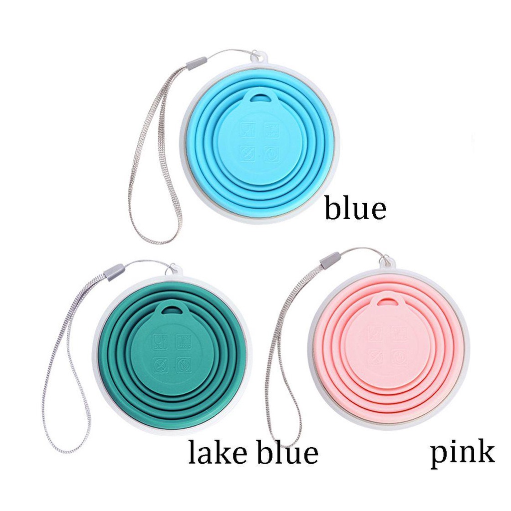 ELLSWORTH Cốc Uống Nước Du Lịch Đa Năng Có Thể Thu Gọn Kèm Dây Đeo Tiện Dụng