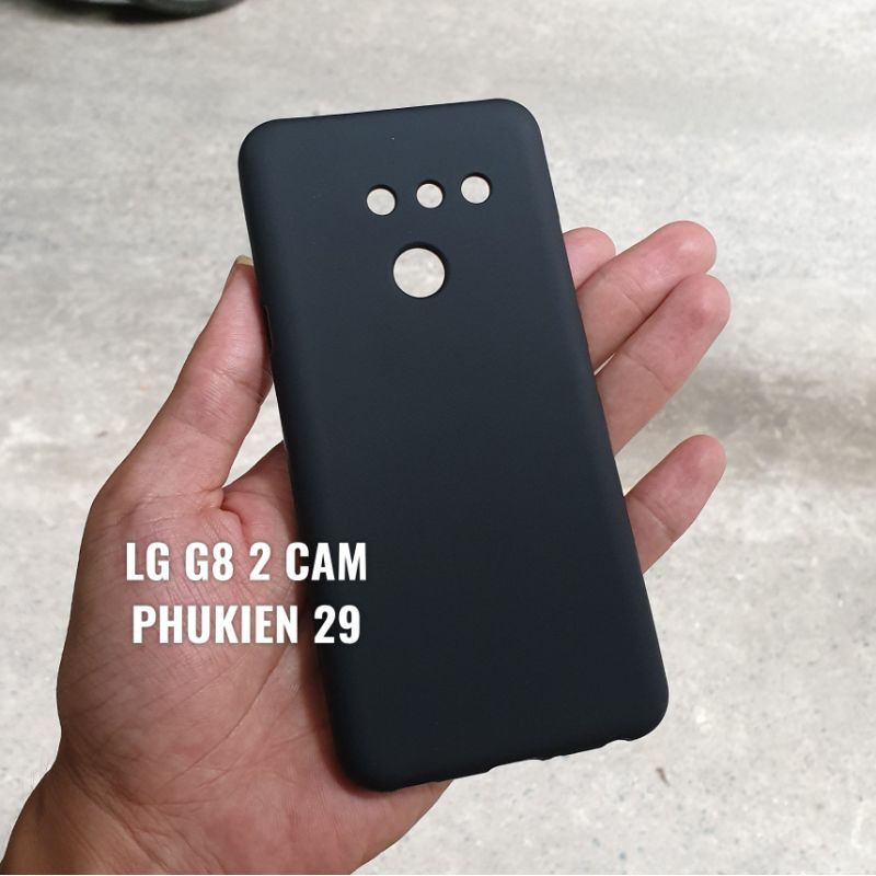 [LG G8 2 CAM] Ốp silicon đen bọc bảo vệ camera