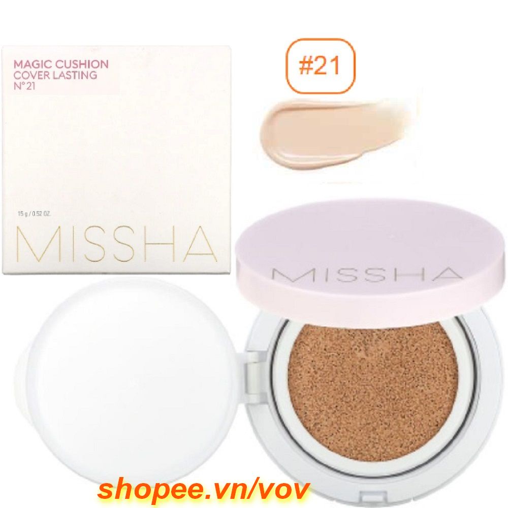 Phấn Nước Missha Magic Cushion Cover Lasting 15g chính hãng