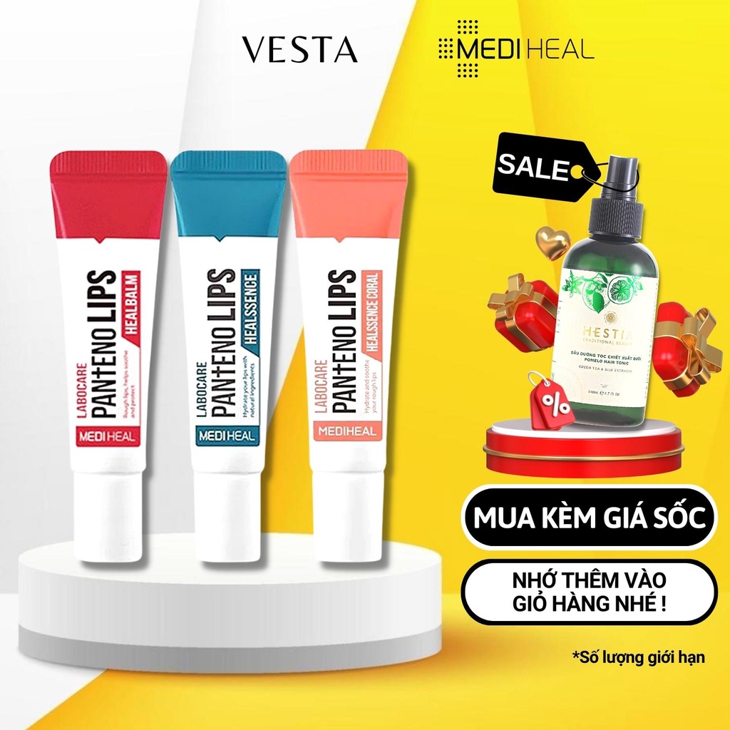 Son Dưỡng Môi Mediheal - Son Bóng - Son Môi Dưỡng Ẩm Labocare Pantenolips 10ml