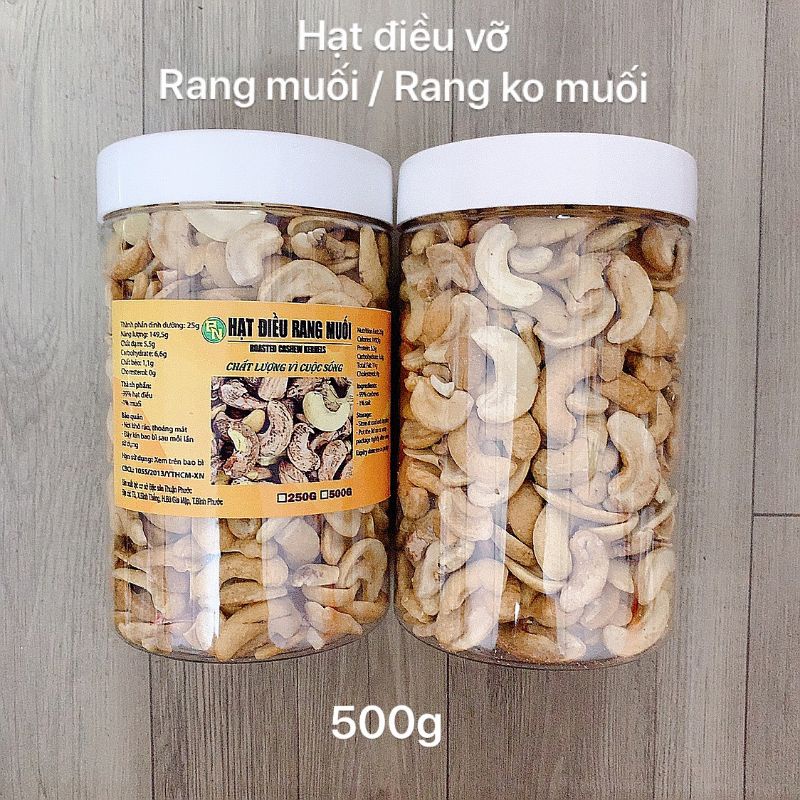 Hạt điều Bình Phước nhiều loại