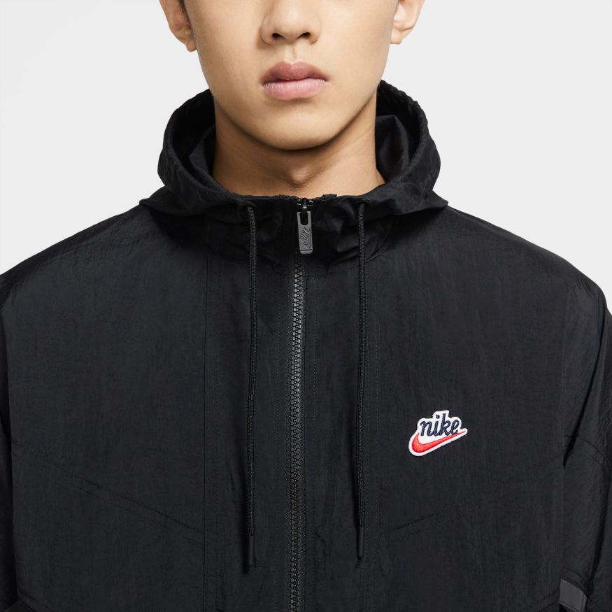 ÁO KHOÁC NIKE WINDRUNNER + HOODED JACKET – ĐEN
