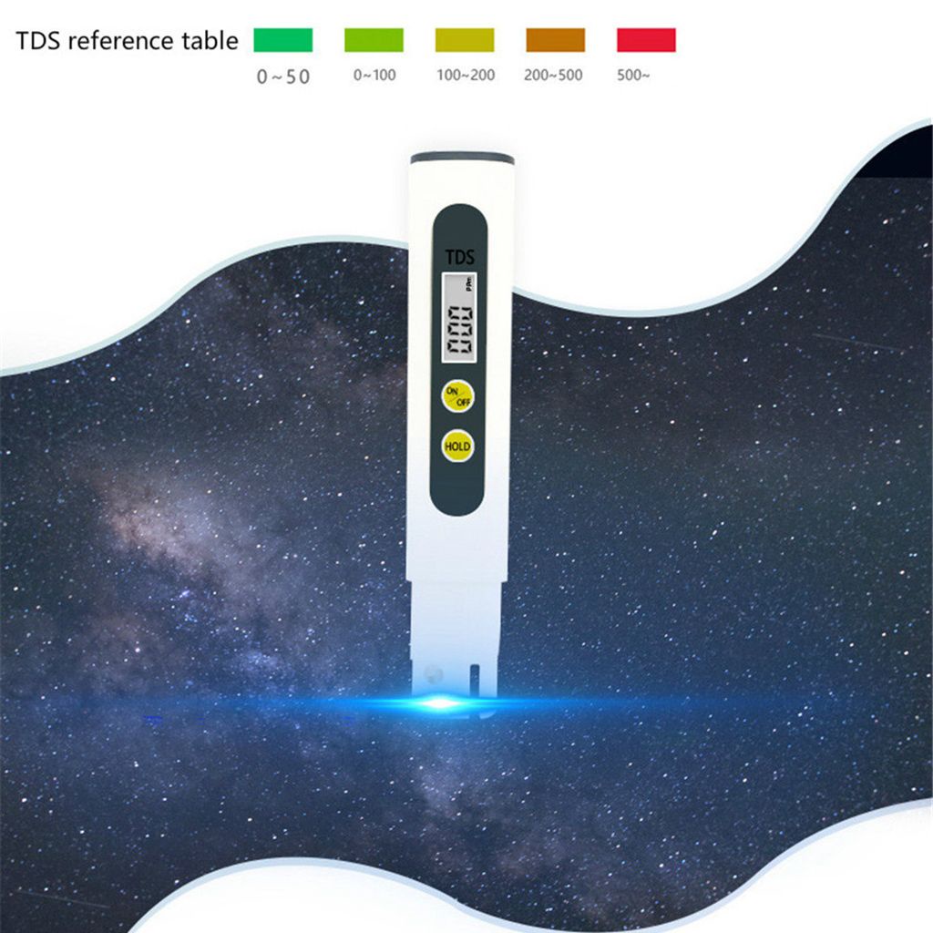 Bút kiểm tra chất lượng nước 0-9990ppm màn hình LCD tiện dụng