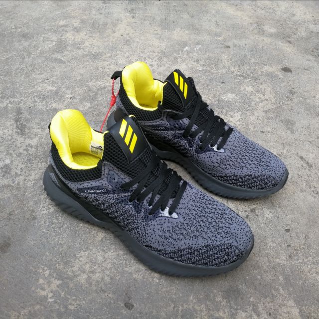 [Fullbox, freeship] Giầy alphabounce thể thao kiểu sneaker đen phối vàng nam | BigBuy360 - bigbuy360.vn