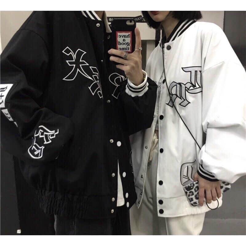 Áo khoác dù Nam Nữ Ulzzang, Áo Bomber Jacket Unisex form rộng (Ảnh Thật/Hàng Sẵn)