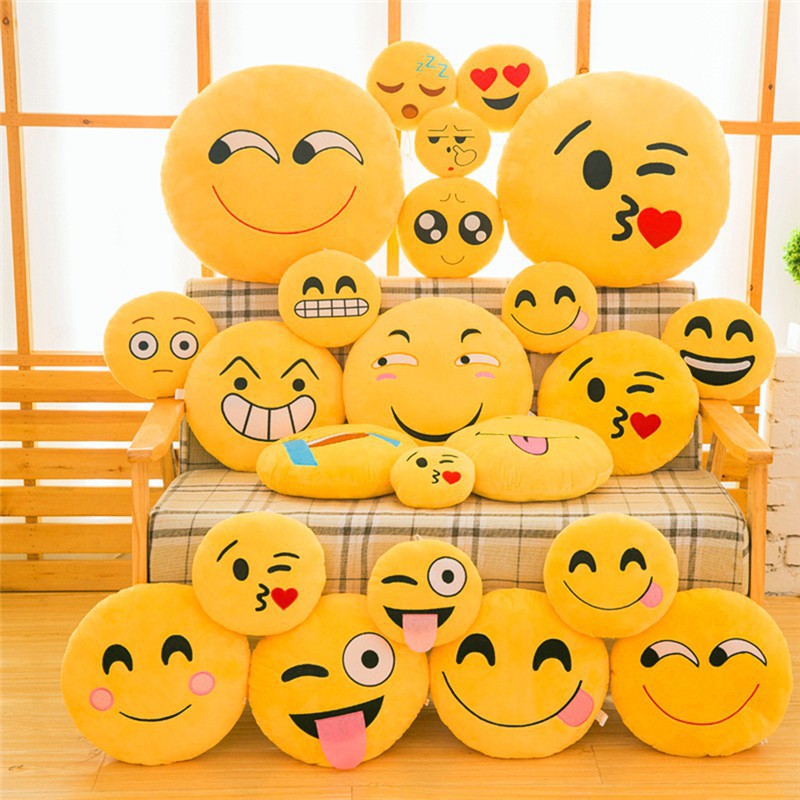 [Deal Sốc] Gối Nhồi Bông Sticker Gấu Bông Cảm Xúc Emoji Móc Khóa 10cm Nhỏ Nhắn Xinh Xắn Đáng Yêu Giá Rẻ Yuta Home