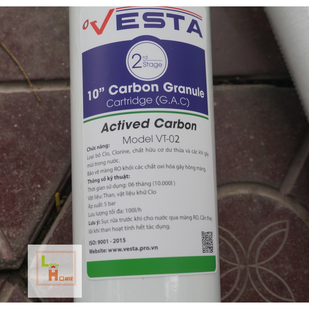 Lõi Lọc cao cấp Vesta, chính hãng nguyên bộ 3 lõi lọc. | BigBuy360 - bigbuy360.vn
