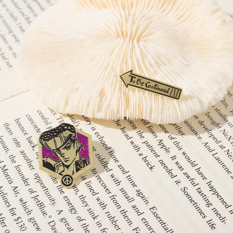 Ghim Cài Áo Bằng Kim Loại Họa Tiết Hoạt Hình JOJO's Wonderful Adventure