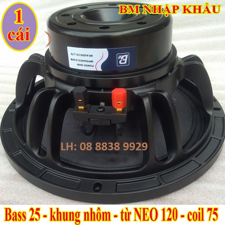 [Mã 155ELSALE giảm 7% đơn 300K] BASS 25 BM NEO 120MM COIL 76 TIẾNG SÁNG MỊN - GIÁ 1 CHIẾC